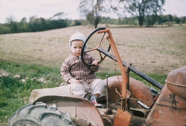 Bob on tractor